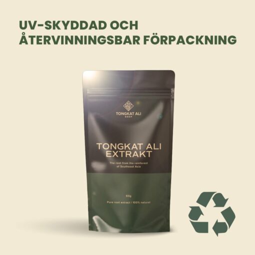 Våra förpackningar ger UV-skydd och är 100% återvinningsbara